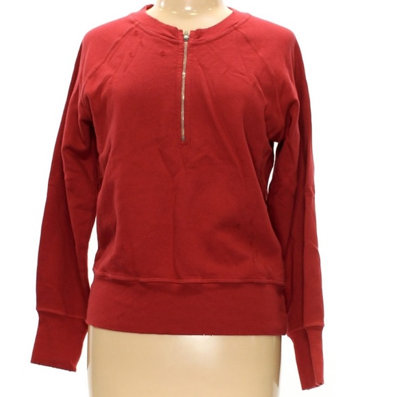 Madewel Rivet and Thread quarter zip sweatshirt - Picture 4 of 5